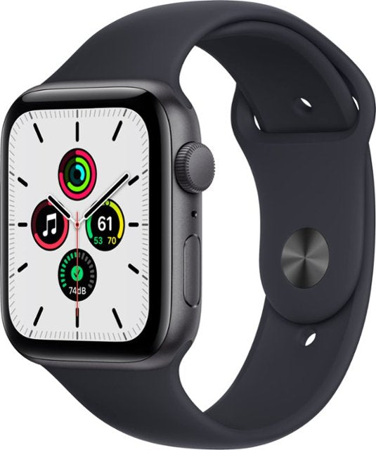 Apple Watch SE 2021 MKQ63 GPS 44mm Space Gray Aluminium Case with