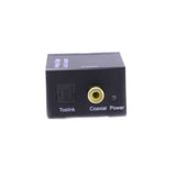 Analog RCA to Optical Digital Coaxial Toslink Audio Converter Adapter Composite to Optical