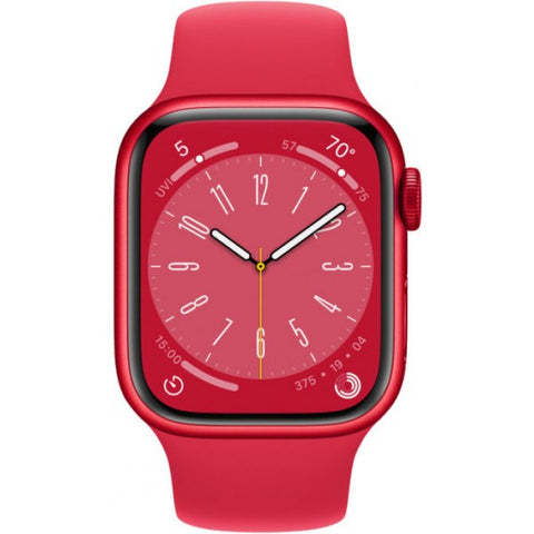 Apple Watch Series 8 (GPS+CELLULAR) 45mm Red Aluminum Case with