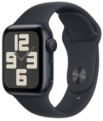 New - Apple Watch SE 2 (2023) 44mm (GPS) - Midnight Aluminum - Midnight Sport Band - Size:M/L - (MRE93LL/A | MRE93CL/A)