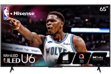 Hisense 65" Class U6 Series Mini-LED ULED 4K UHD Google Smart TV (65U6N)