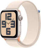 Apple Watch SE 2 (2023) 44mm (GPS) - Starlight Aluminum - Starlight Sport Loop - Size: Any Size  - (MR63LL/A | MRE63CL/A)