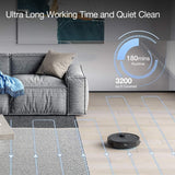 ECOVACS R-OZT8PLUS Robotic DEEBOT T8+ Vacuum & Mop Robot with Advanced Laser Mapping and 3D Obstacle Detection & Avoidance, Grey