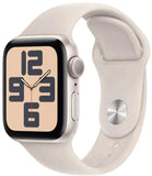 Apple Watch SE 2 (2023) 44mm (GPS) - Starlight Aluminum - Starlight Sport Band- Size:M/L - (MR53LL/A | MRE53CL/A)