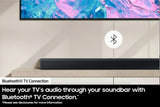 SAMSUNG B-Series 4.1.CH Soundbar & Rear Speakers with Subwoofer, Bluetooth, HW-C47M/ZA