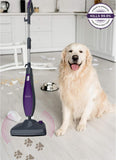 SALAV, Pet Motion Vibrating Steam Mop, Includes Mop Pads, Water Cup, Carpet Glider, STM-403, Dark Gray Midnight