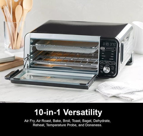 Toaster oven that discount flips up for storage