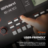 Roland E-X10 Arranger Keyboard with Music Rest