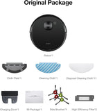 Ecovacs DEEBOT OZMO T8 AIVI Vacuum Cleaner, Robotic Vacumm and Mop in One-Go, Precise Laser Mapping Smart AI Object Recognition, On-Demand Live Video, Powerful Custom Clean, 180min Runtime, Black